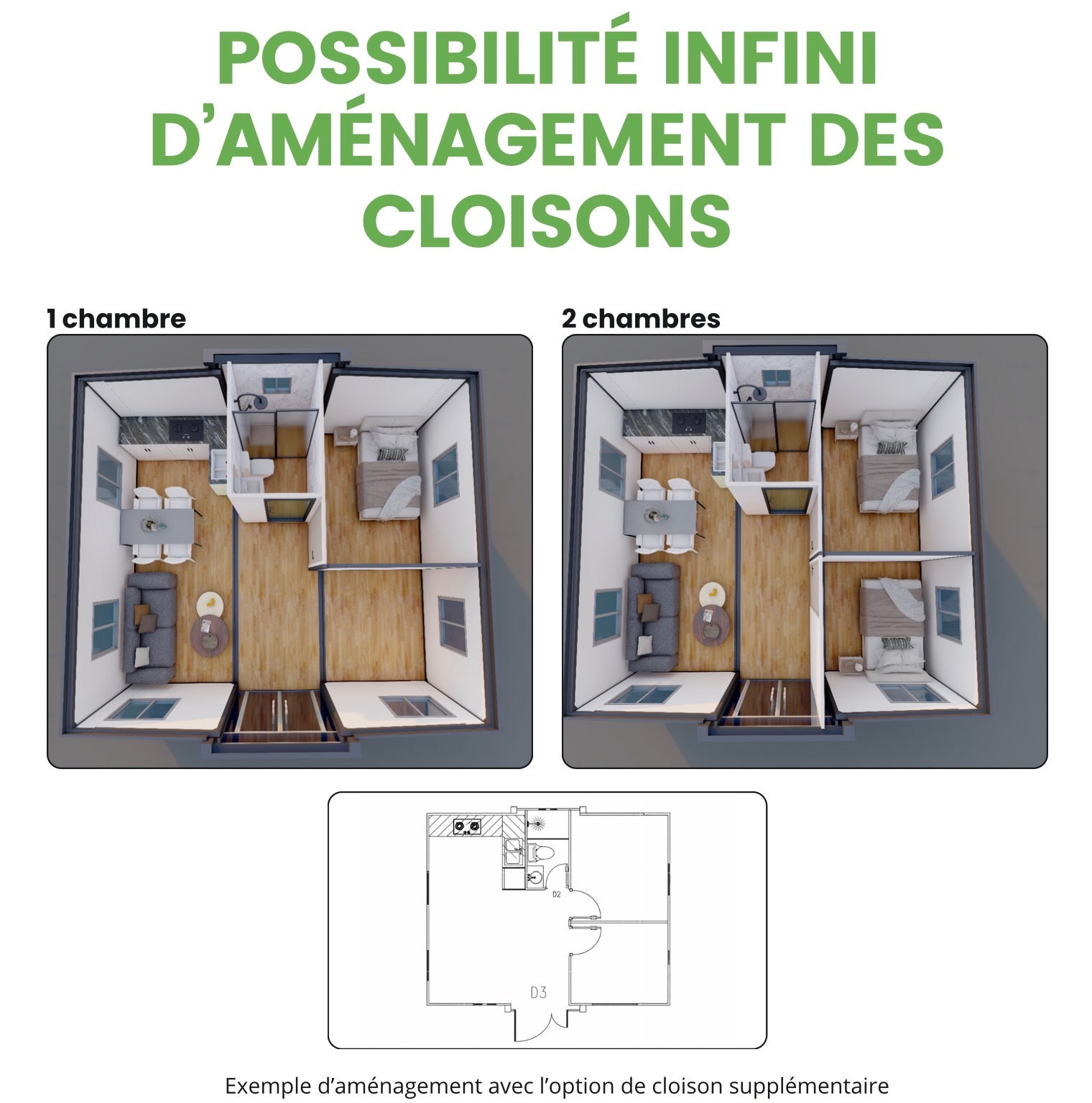 M3 MODULAIRE 37M2